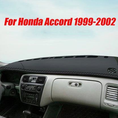 Dashboard Cover Pad Black Leather for Honda Accord (1999–2002)