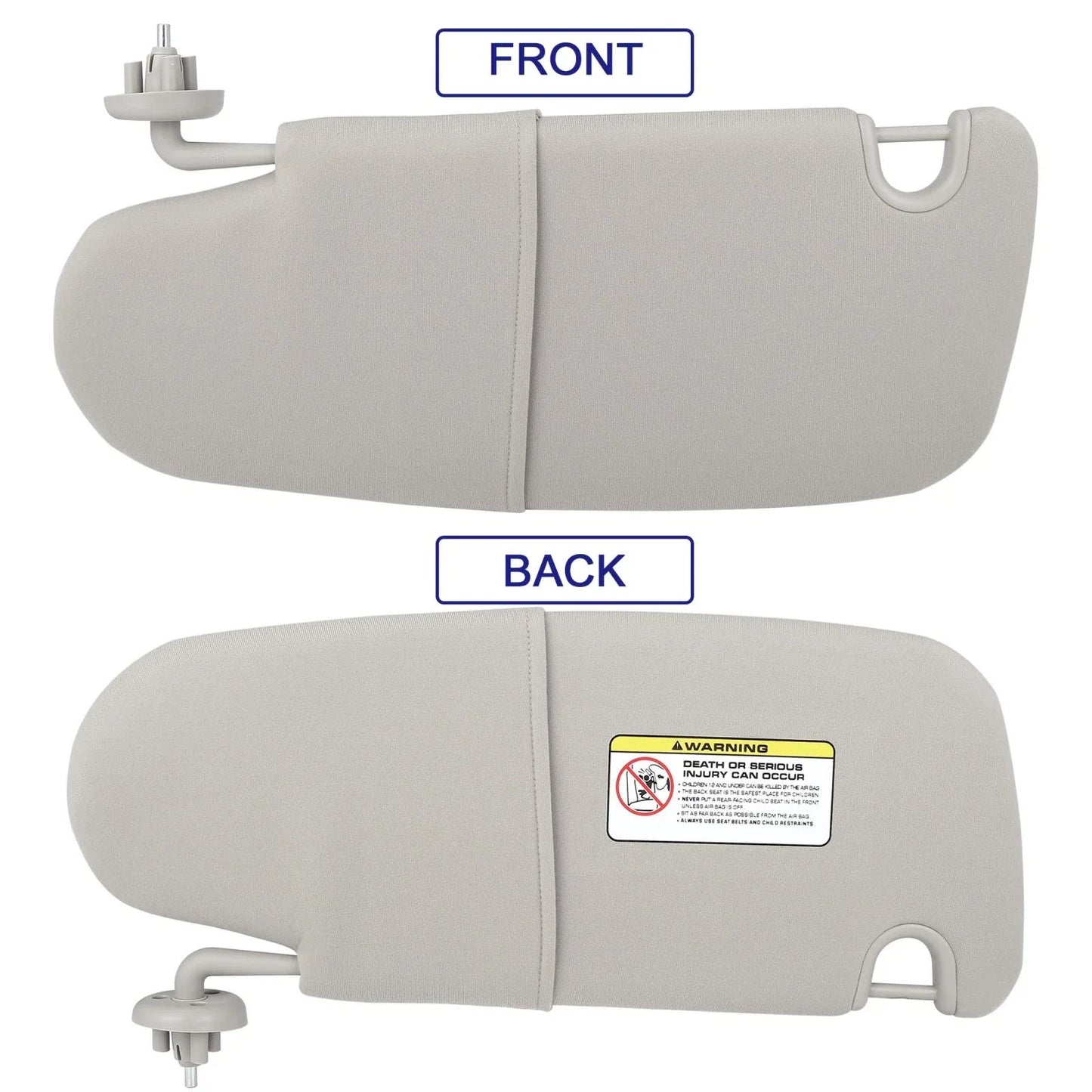 Car Sun Visor Left Driver Side for Dodge Ram 1500 2500 (2002-2009)