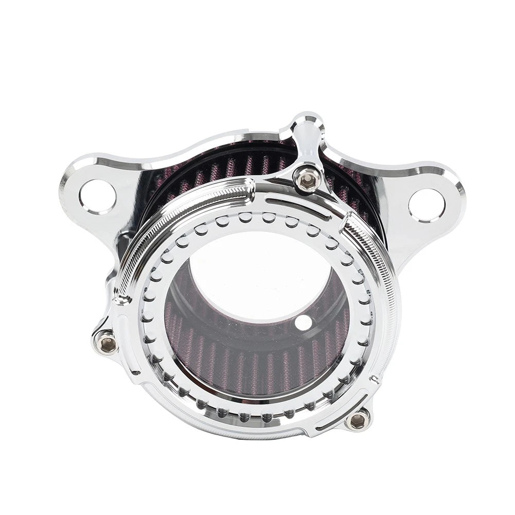Handlebar Control Switch Horn Turn Signal Light Chrome for Harley Bobber (1")