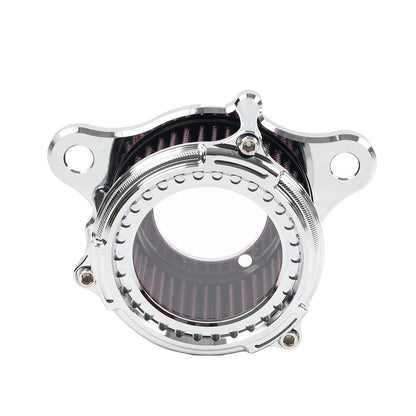Handlebar Control Switch Horn Turn Signal Light Chrome for Harley Bobber (1")
