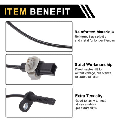 ABS Wheel Speed Sensor for Honda Elysion (2004-2015) - 1 x Left/Right Rear