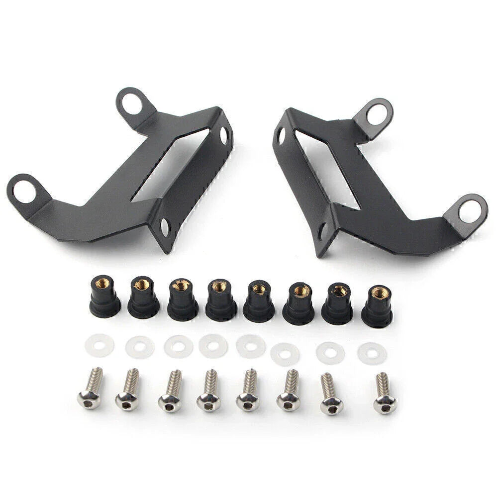 Motorcycle Windshield Mounting Kit for Yamaha MT-07 (2018-2020) Black