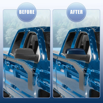 OEM Blue Top Side Mirror Covers for Chevy Silverado 1500 2500 3500 (2014-2019)