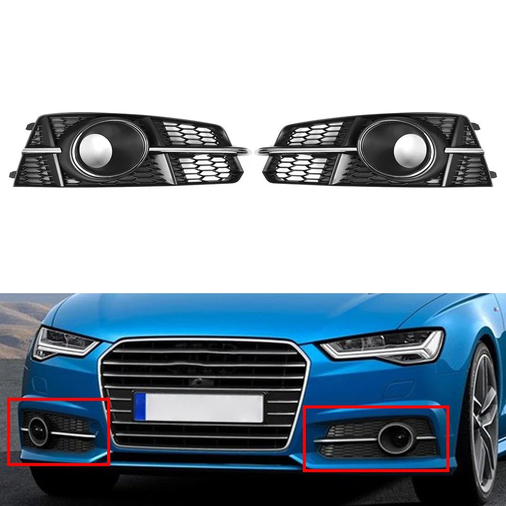 2X Chrome Exhaust Muffler for Audi A4 Sedan B8 (2008–2013) / Q5 (2009–2013)