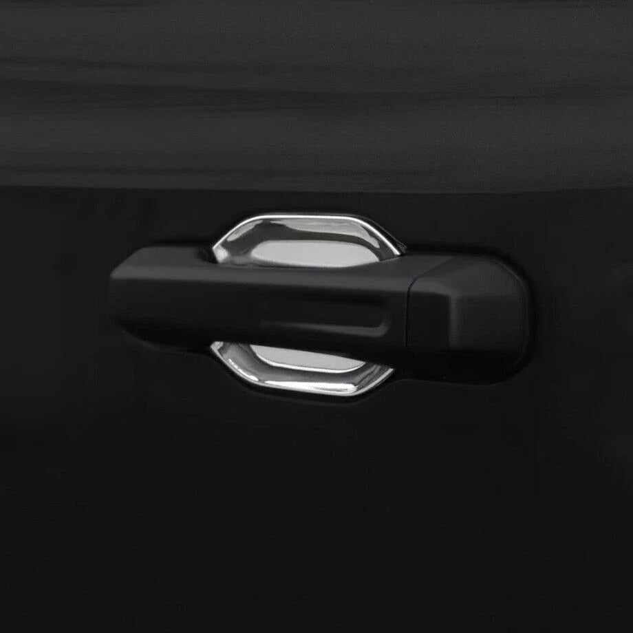 Door Bowl Cover Trim 4X Chrome Look for Jeep Gladiator JT/Wrangler JL (2018–2025)