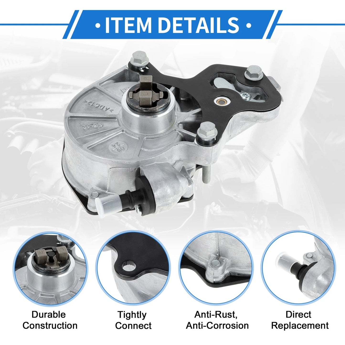 Brake Vacuum Pump No. 12686657/12654111 for Chevy Impala (2014–2019)