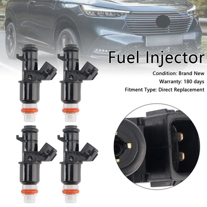 Set of 4 Fuel Injectors 16450-RWK-003 for Honda HR-V Civic (2016–2022)