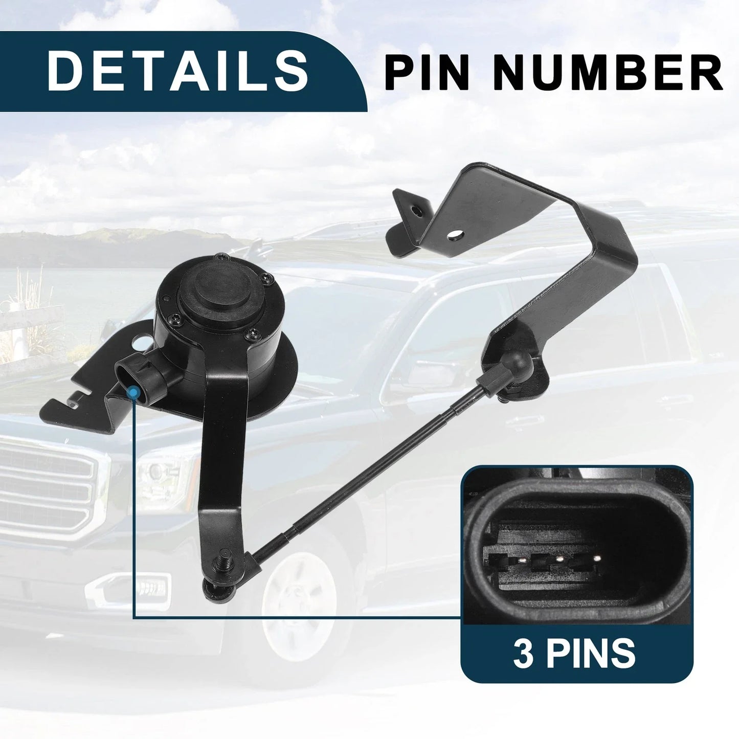 Air Suspension Ride Height Level Sensor for Chevrolet Suburban (2007-2014)