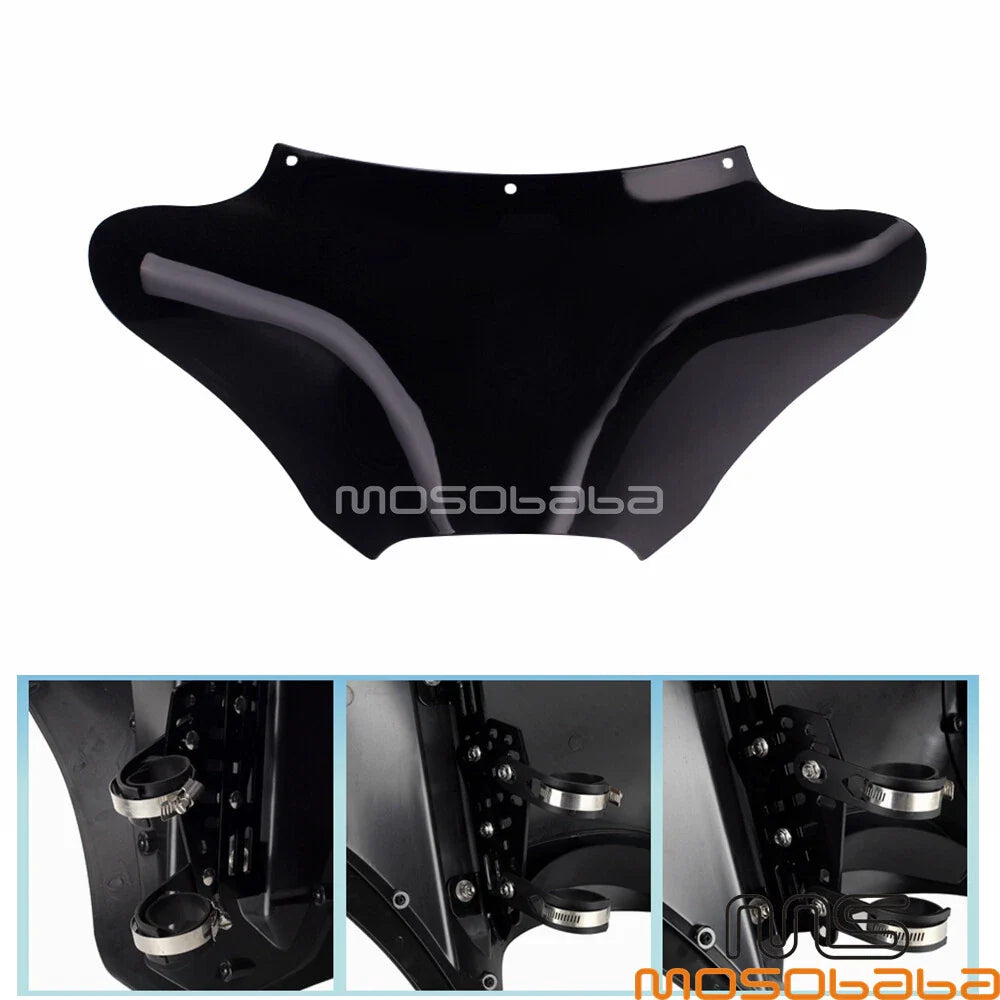 Black Batwing Fairing w/Mounts for Harley Suzuki Intruder 1400 800 1500