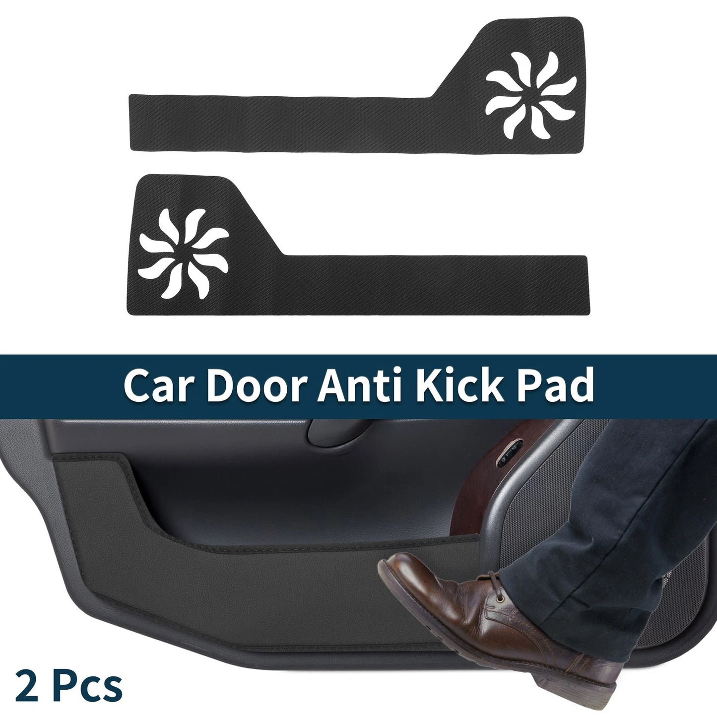 Leather Anti Kick Pad Sticker for Suzuki Jimny (2018–2023)