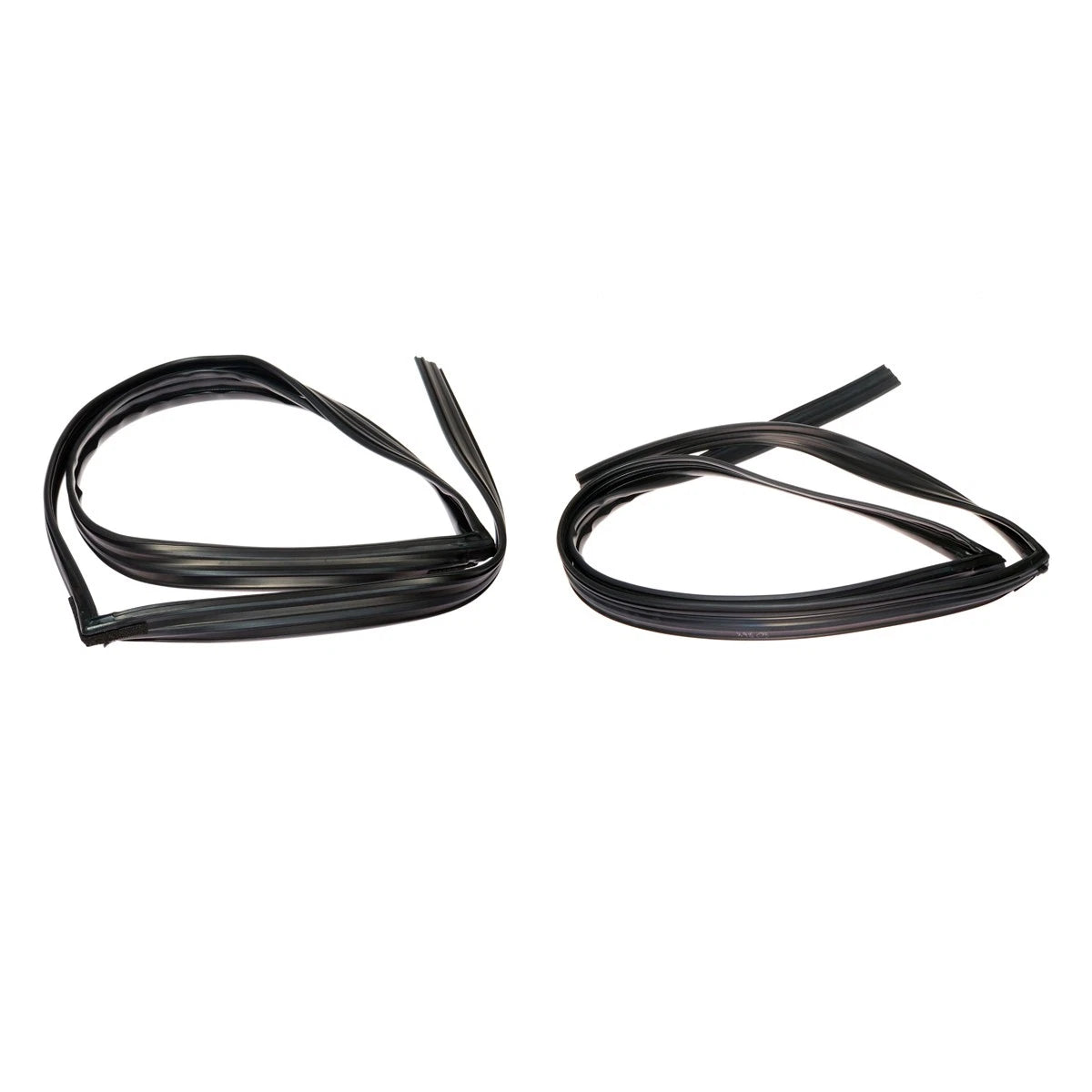 Set of 2 Rear Door Glass Run Channels for Honda Civic 3D Hatchback (2006–2011)