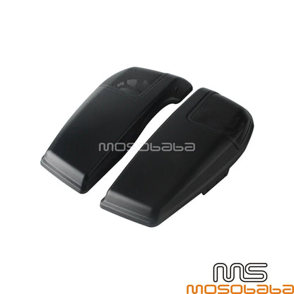 Black Saddlebag Speaker Lids Covers for Harley Road Glide FLTRX & Street Glide FLHX (2015-2023)