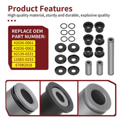 Set of 4 A-Arm Bearing Bushings for Kawasaki Teryx 750 FI (2008–2013)