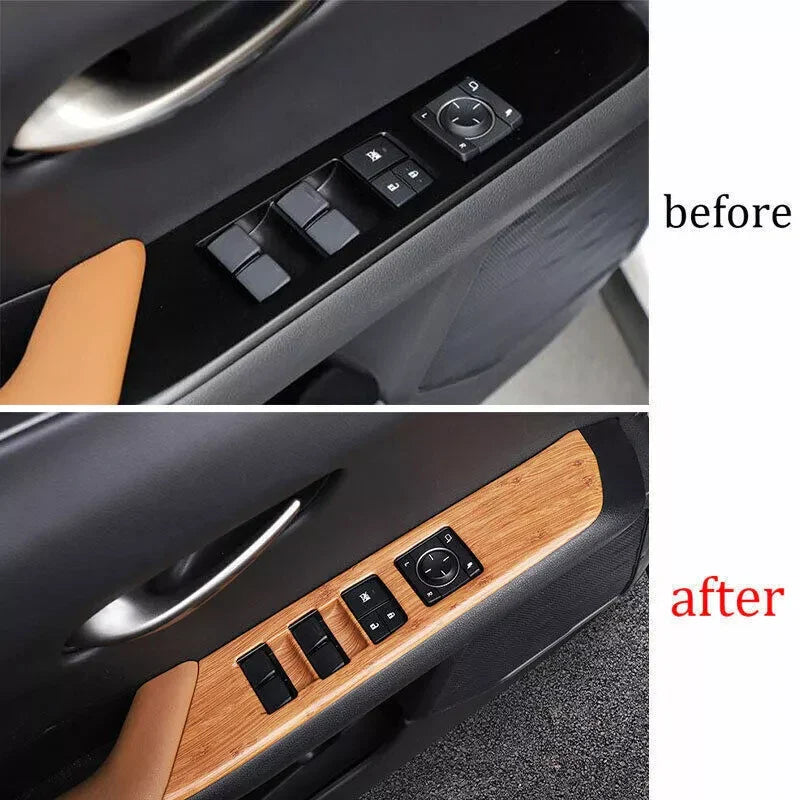 4PCS Window Lock Lift Panel Frame Trim for Lexus UX200 250h (2019–2023)