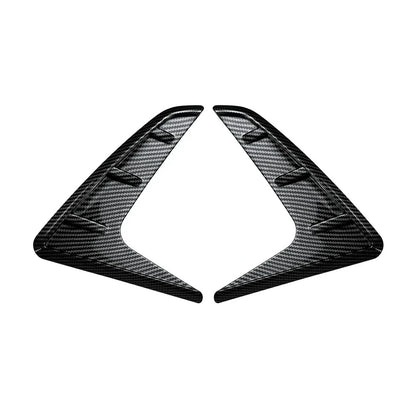 2X Carbon Look Add-On Side Fender Vent Duct Trims for BMW 3-Series G20/G21