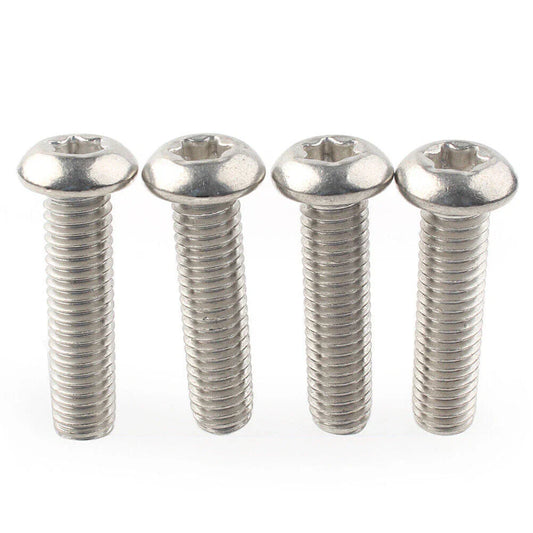 Steel Chrome Triple Clamp Yoke Bolt Screw Kit for Harley Touring Dyna