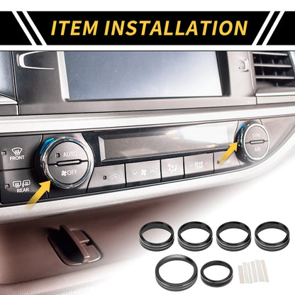 Set of 1 Air Conditioning Button Cover Trim for Ford F-150 XLT (2016–2019)