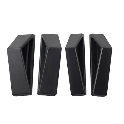 4Pcs Black Fingerprint Resistant Interior Door Handles for Tesla Cybertruck (2024)