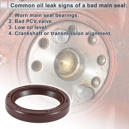 Crankshaft Oil Seal for Hyundai Elantra (2000-2011) 1 x Seal
