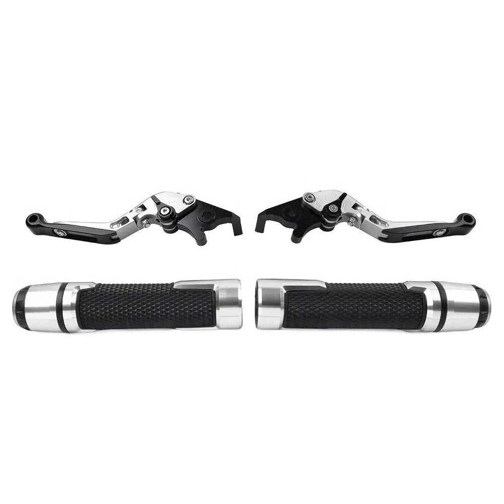 Folding Extendable Brake Clutch Lever Grip Set for Yamaha YZF R3 MT-03 (2015-2023)