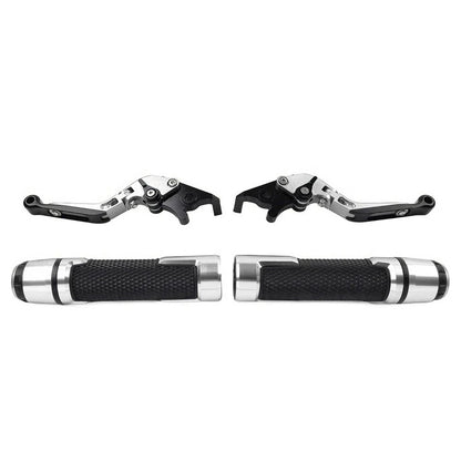 Folding Extendable Brake Clutch Lever Grip Set for Yamaha YZF R3 MT-03 (2015-2023)