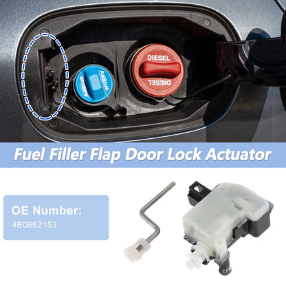 Fuel Filler Flap Door Latch Lock Actuator Motor for Audi A3 (2004–2012)