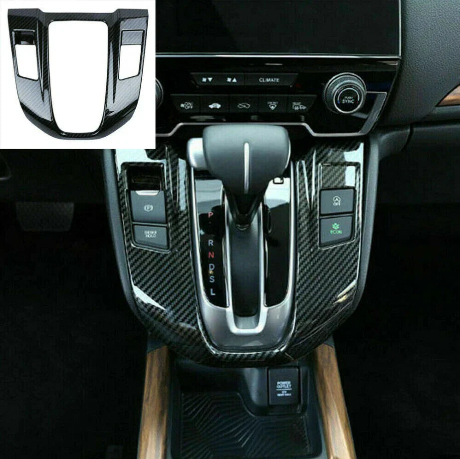 12x Interior Decoration Trim Cover Carbon Fiber for Honda CR-V (2017–2022)
