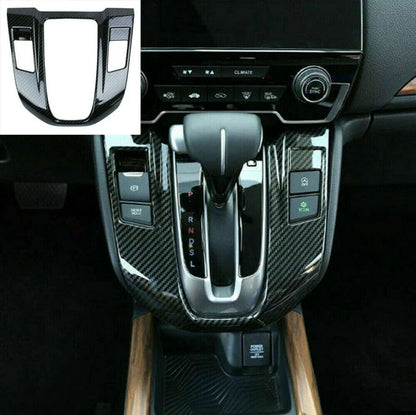12x Interior Decoration Trim Cover Carbon Fiber for Honda CR-V (2017–2022)