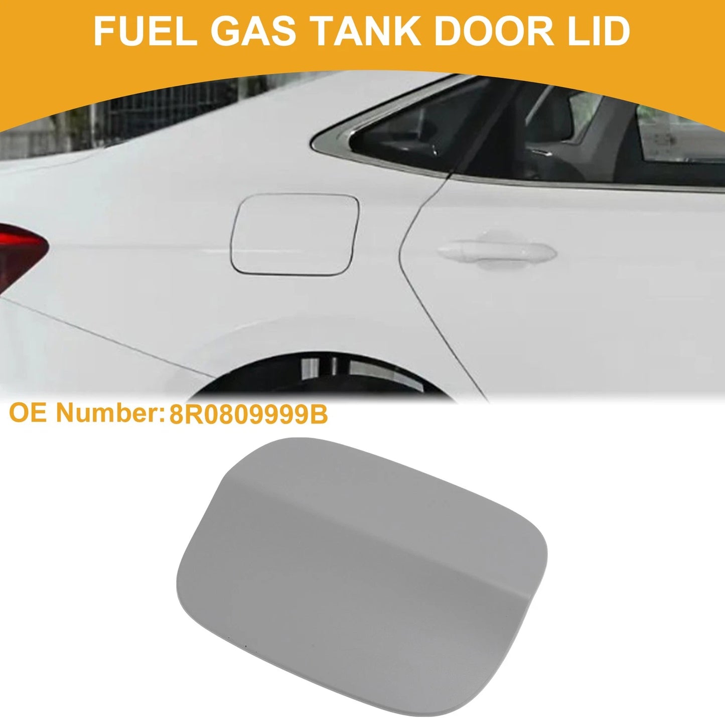 Fuel Tank Door Cap for Audi Q5 (2010–2016) Clip Type No.8R0809999B