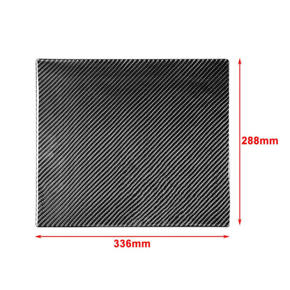 Carbon Fiber Red Rear Seat Anti-Kick Panel Trim for Toyota Tundra (2014-2021)