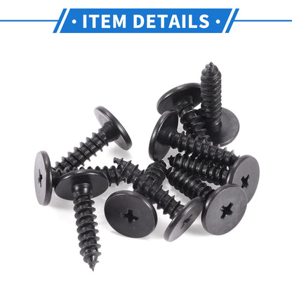 10 Pcs Fender Liner Splash Shield Bumper Cover Screw for Honda Accord