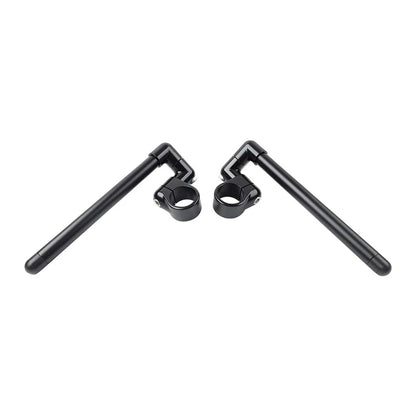 46MM Black Cafe Racer 7/8" Clip-On Handlebar for Motorcycle