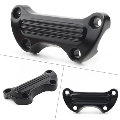 1" Handlebar Riser Top Clamp Cover for Harley Sportster Softail Dyna