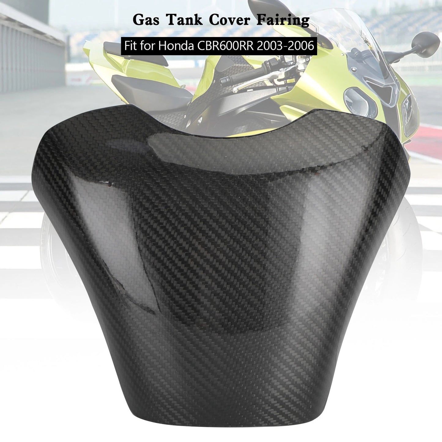 Carbon Fiber Tank Cover Fairing for Honda CBR600RR (2003–2006)