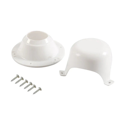 White Plastic RV Plumbing Vent Cap Roof Cover for Trailer Camper
