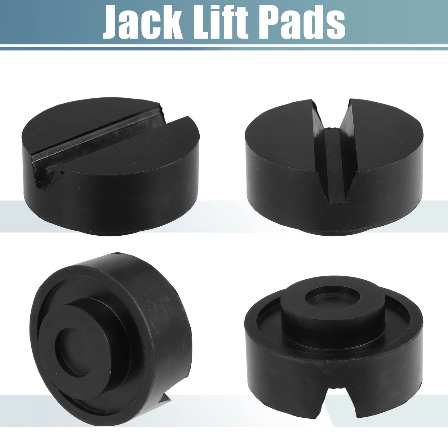Set of 4 Universal Car Adapter Jacking Trolley Removal Tools 65mm 2.56" Dia