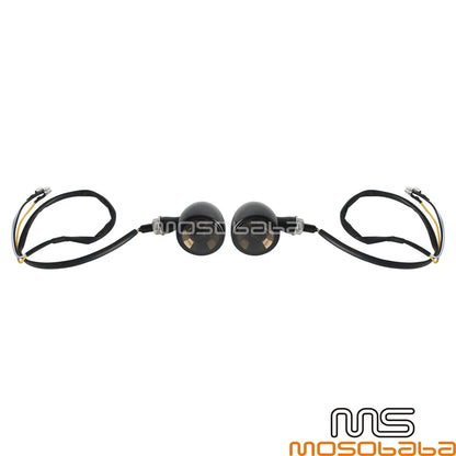 LED Turn Signal Light Indicators w/Smoke Lens for Aprilia Kawasaki