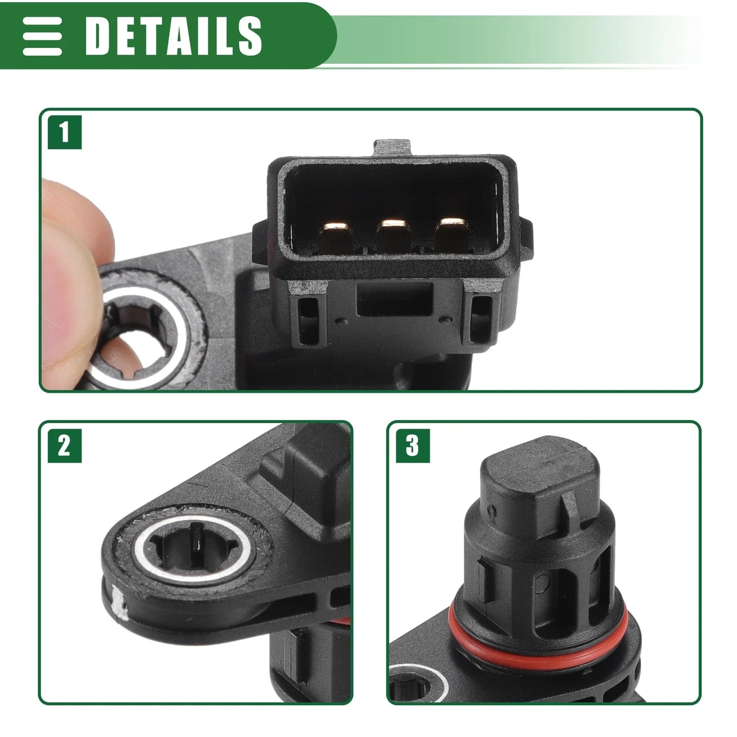 Camshaft Position Sensor for Kia Spectra 2004-2009 (2 x No. 39180-23910, 39180-23500)