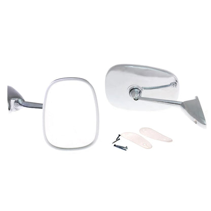 Set of 2 Chrome Door Mirrors for Alfa Romeo Giulia (1962–1978)
