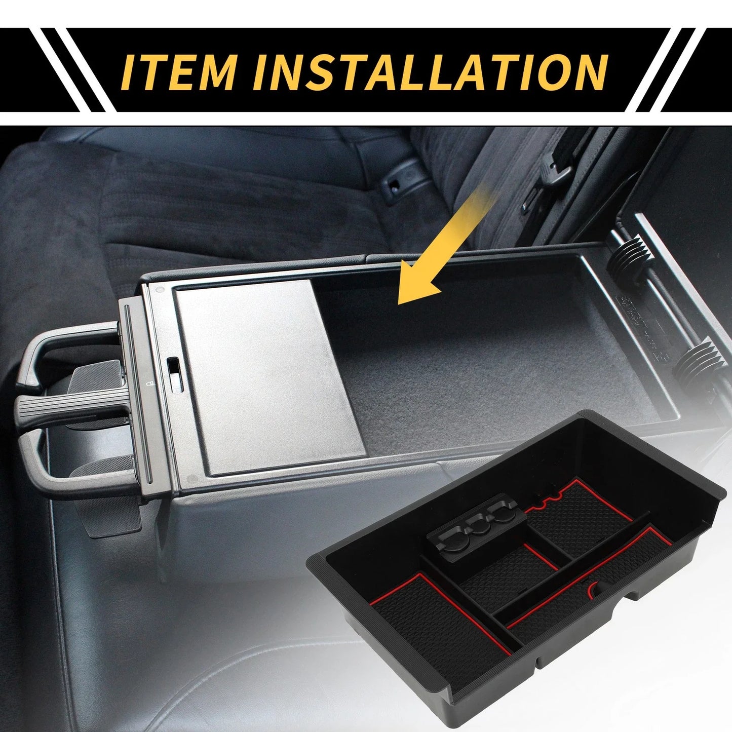 Center Console Organizer Insert Tray for Chevy Silverado 1500 & GMC (2019-2023)