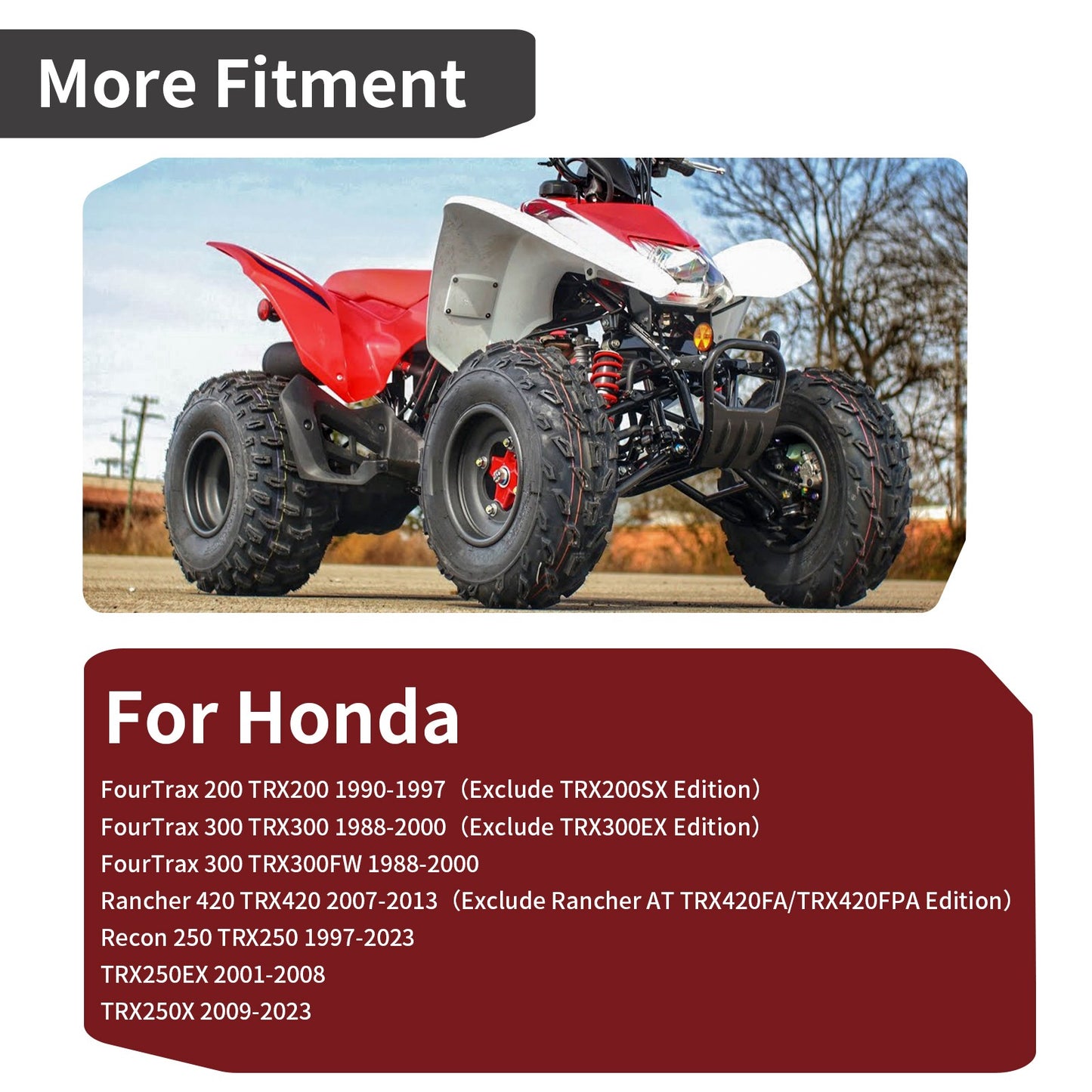 41mm Rear Axle Nut Wrench Tool for Honda TRX250X (2009–2023)