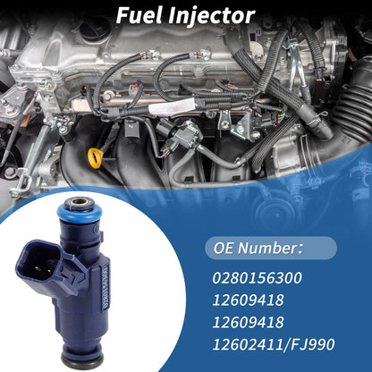 1Pc Fuel Injector No.0280156300/12609418 for Chevrolet Equinox (2008–2009)
