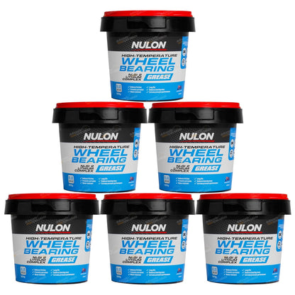 Set of 6 High Temperature Wheel Bearing Grease Tubs for Various Models