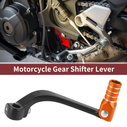 Folding Gear Shifter Lever for Honda CRF110F (2013–2018) Black Orange