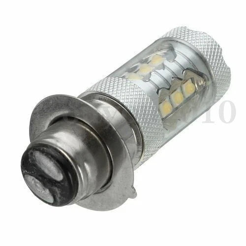 PX15D 16 SMD LED Headlight Bulb for Yamaha ATV (12V, 6500K, 80W)