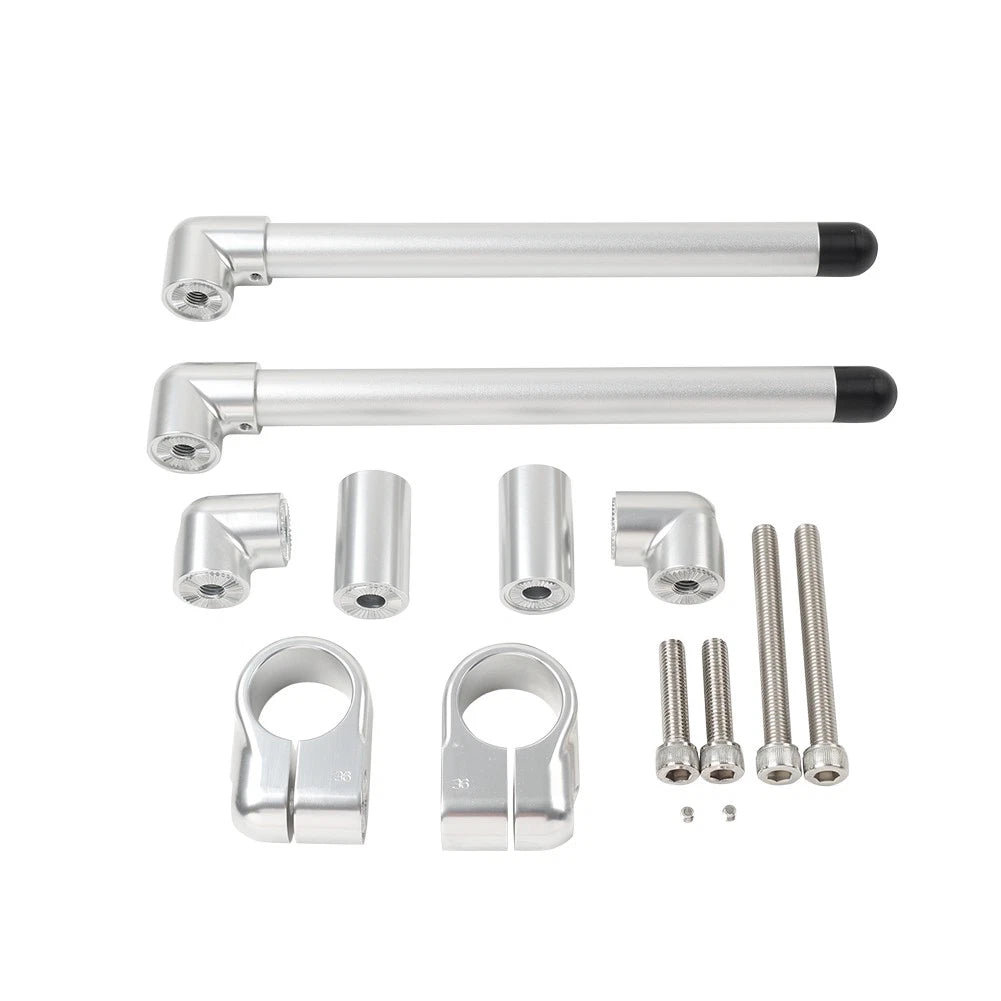 50MM Cafe Racer Clip-On Handlebar for Universal Motorcycles (7/8")