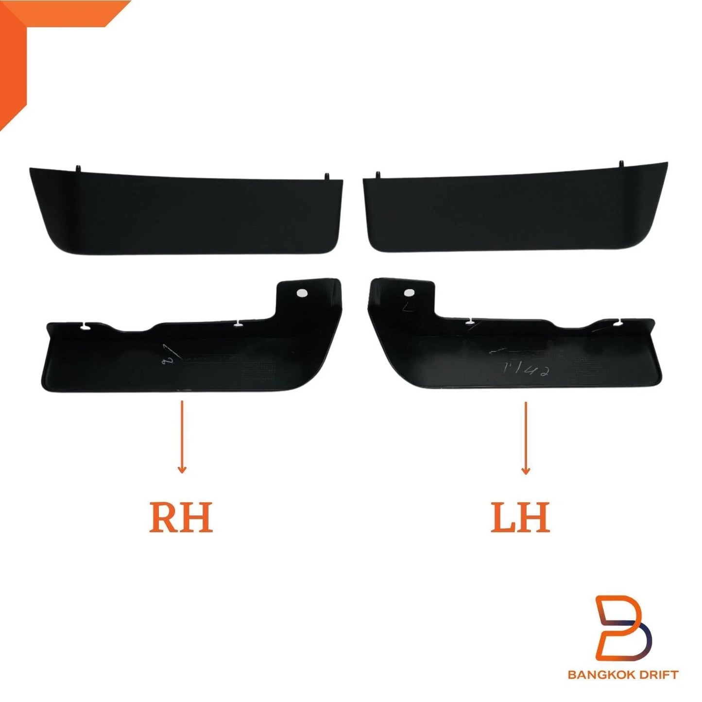 Front Bumper Extension Mud Flap Splash Guard for Isuzu D-Max 2012-2016