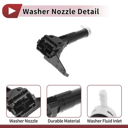 Front Passenger Side Headlight Washer Nozzle for Mitsubishi (No. 8264A194)