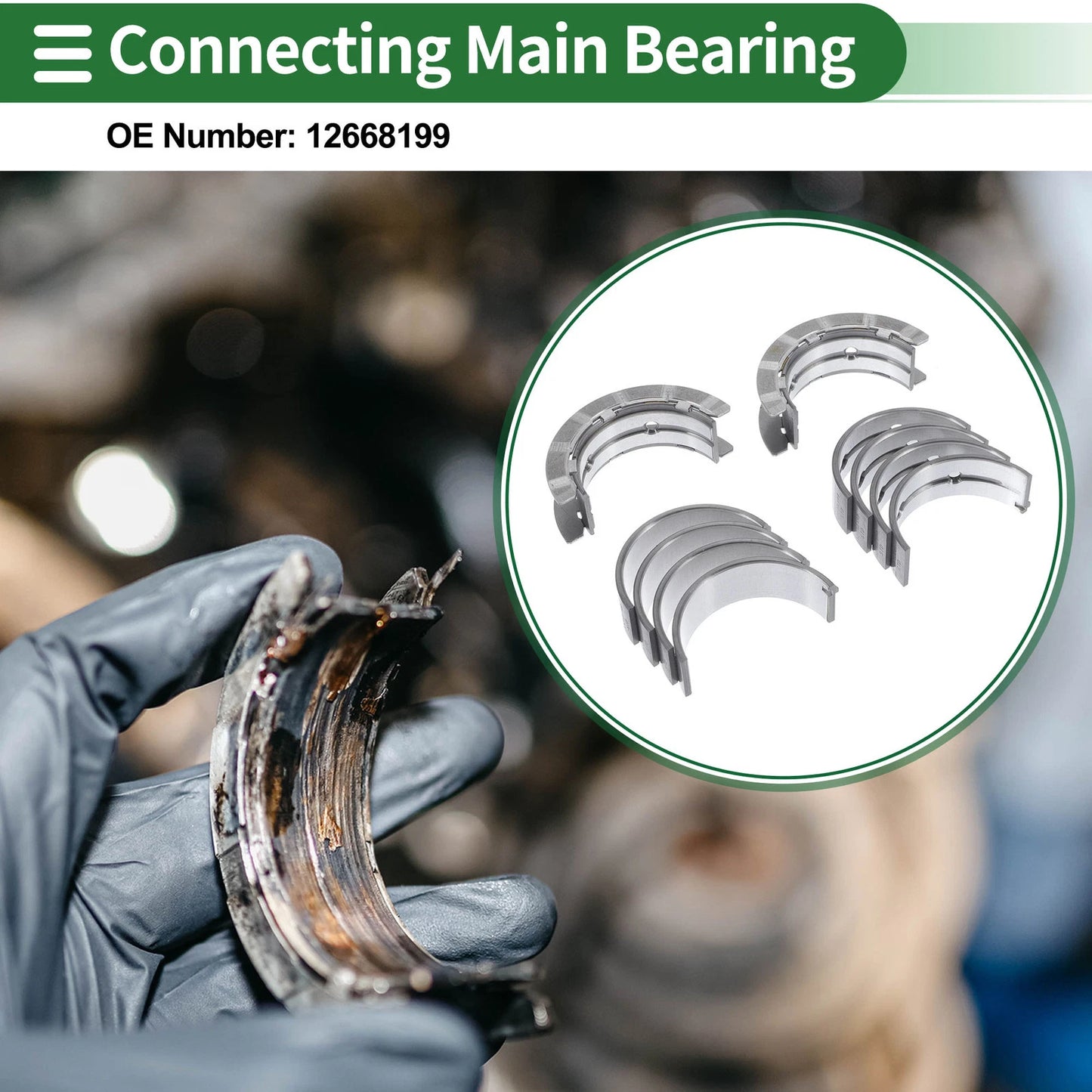 Main Bearing Set No.12668199 for Chevrolet Cruze (2016–2019)