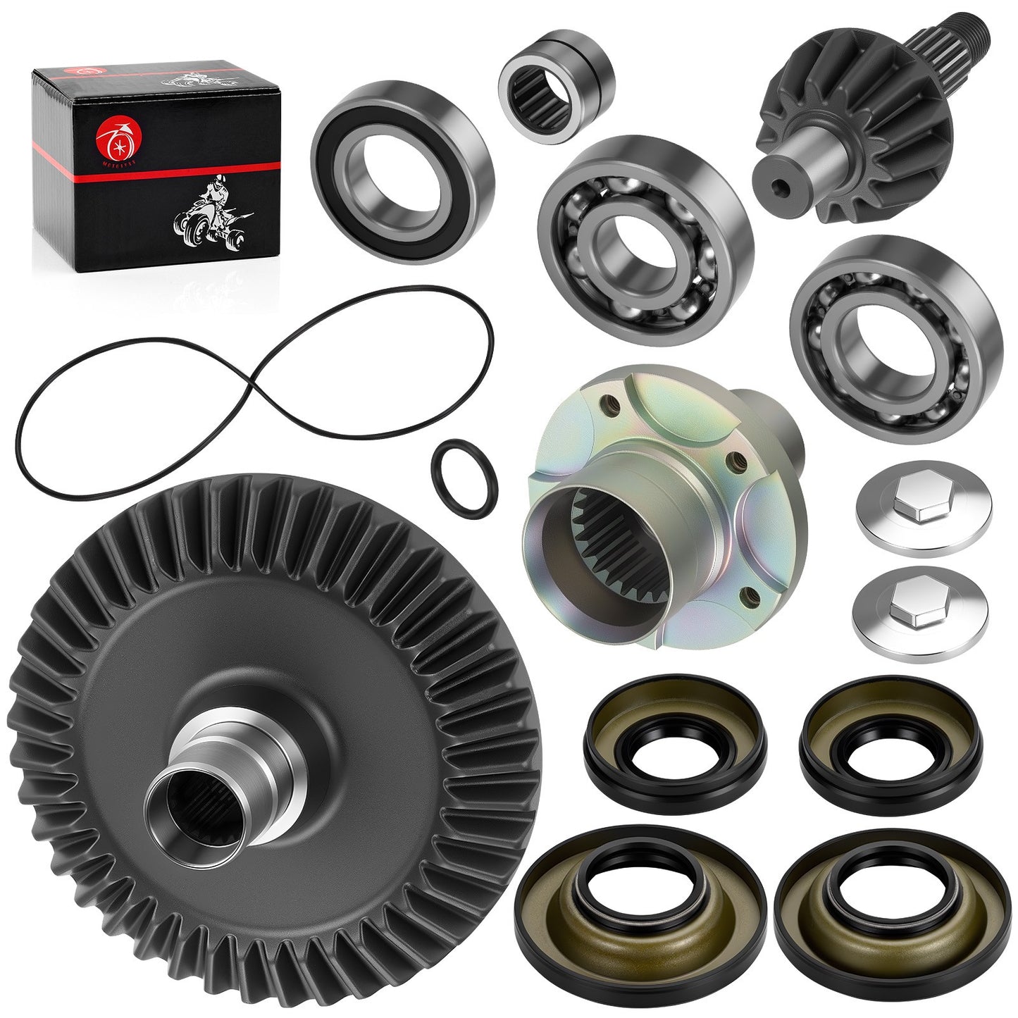 Rear Differential Gear Ring Pinion Joint Kit for Honda Rincon 650 680 (2003–2014)